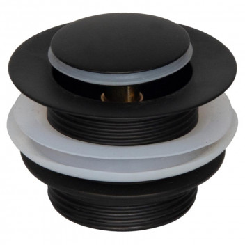 BLUTIDE BATH CLICKER WASTE BLACK 40MM