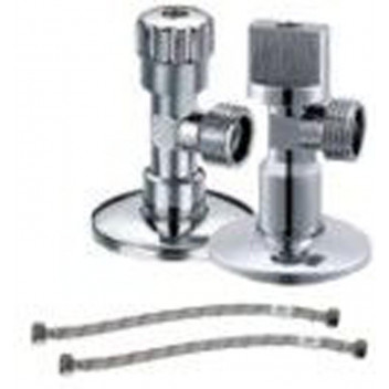 BRAIDED CONNECTOR ANGLE VALVE KIT