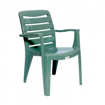 MIA OLIVE POLYPROPYLENE HIGH BACK CHAIR 601X588X510MM