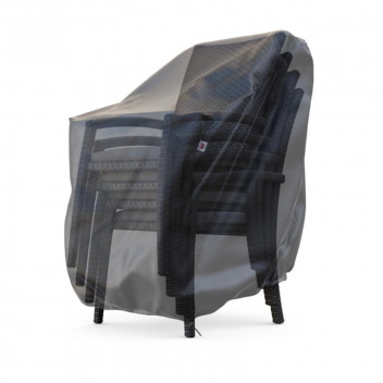 KALAHARI BLACK STACKING CHAIR PATIO COVER