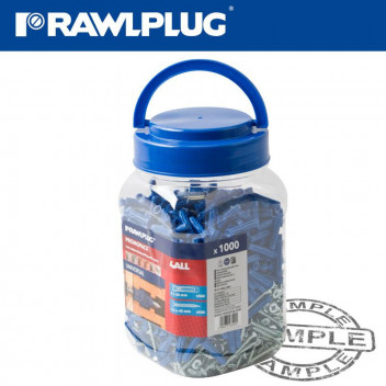 Universal Nylon Plug 6x30mm 1000 Pack