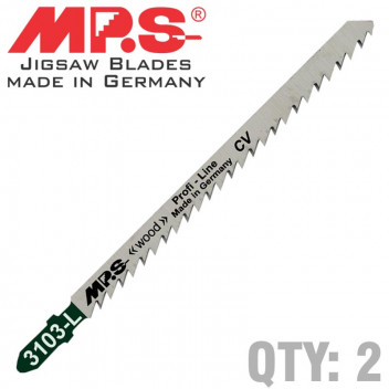 MPS JIGSAW BLADE WOOD BOSCH-SHANK LONG 6TPI 130MM
