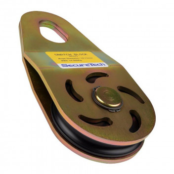 SECURETECH 4X4 RECOVERY SNATCH BLOCK STEEL 14 TON