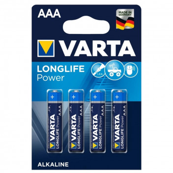 VARTA LONGLIFE POWER BATTERY AAA 4PACK