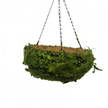 HANGING GRASS BASKET 28CM