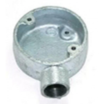GALVANIZED 1WAY CONDUIT BOX 20MM