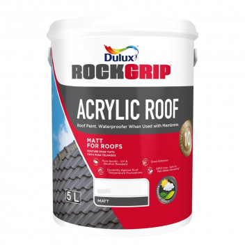 DULUX ACRYLIC ROCKGRIP TERRACOTTA ROOF PAINT 5L