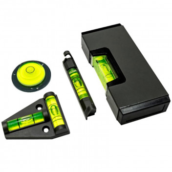 LEVEL SPIRIT KIT WITH CASE 4PIECE TORK CRAFT