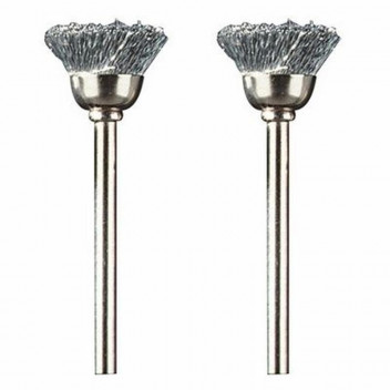 CARBON STEEL BRUSH - CUP 13MM (2X)
