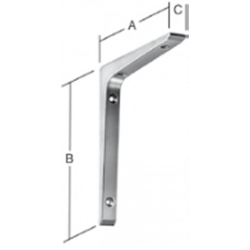 BRACKET PROFILE 511 SILVER 150X200MM  511200TI