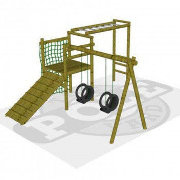 POLE YARD EAGLE JUNGLE GYM 3000X900X495MM