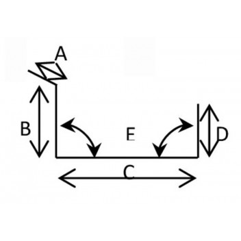 PURLIN SQUARE GUTTER BRACKET 100MM