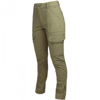 BOERBOEL LADIES KALAHARI CARGO OLIVE PANTS SIZE 34