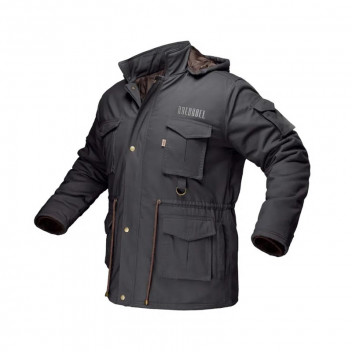 BOERBOEL CHARCOAL LADIES KALAHARI PARKA JACKET XS