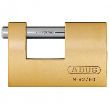 ABUS BRASS INSURANCE SINGLE BLISTER PADLOCK 90MM