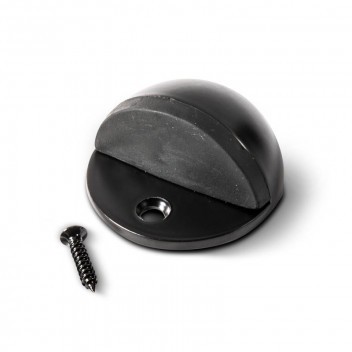 BLACK HALF MOON DOOR STOP