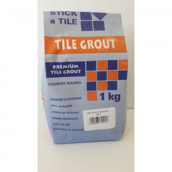 STICK A TILE DOVE GREY TILE GROUT 1KG