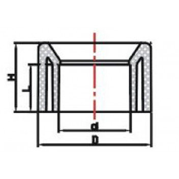 TOMMY BUSH REDUCING GIV PVC SOLVENT WELD 50MMX40MM