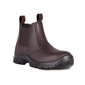 DOT CHELSEA BROWN SAFETY BOOT NO 4