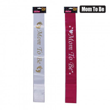 ASSORTED MOM TO BE PARTY SASH