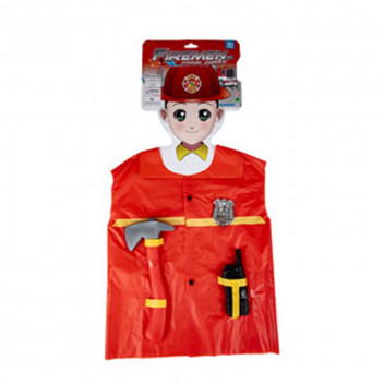 FIREMAN AND ACCESSORIES DRESS UP PARTY COSTUME