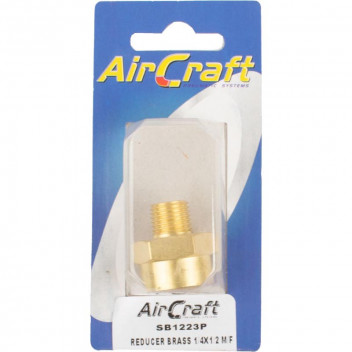AIR CRAFT BRASS AIR CONNECTOR REDUCER 1/4X1/2