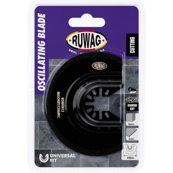 RUWAG OSCILLATING MULTI-TOOL RADIAL BLADE FOR CERAMIC