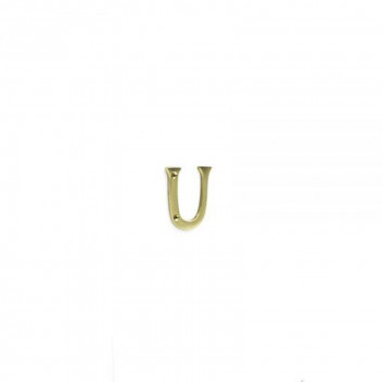 EUROBRASS BRASS U LETTER 75MM