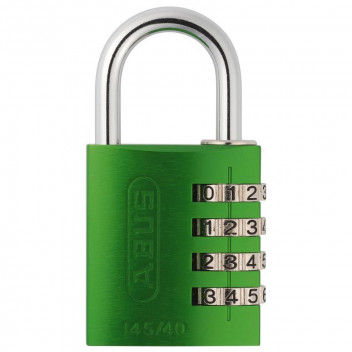 ABUS GREEN COMBINATION BLISTER PADLOCK 40MM
