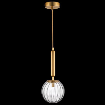 K LIGHT BRASS AND CLEAR G9 FIZZPOP PENDANT LIGHT