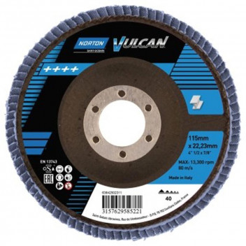 NORTON FLAP DISC P40 115X22MM