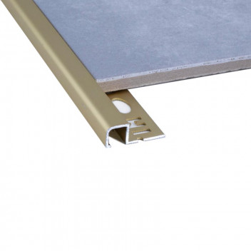 STRAIGHT EDGE MATT GOLD TRIM DECOR  10MM X 2.5M