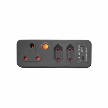 MULTIPLUG  SURGE PROTECT CPA001S 1WAY   3.4AMP USB C&A CHARGEPRO