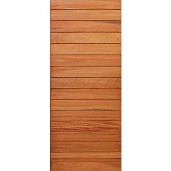 SWARTLAND WIDE HORIZONTAL SLATTED AND FLUSHBACK WOOD EXTERIOR DOOR