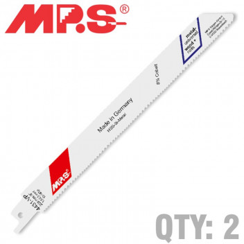 MPS SABRE SAW BLADE 200MM 14/10 TPI 2/PACK
