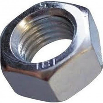 GALVANIZED FULL NUT HEXAGON 6MM 10PIECE