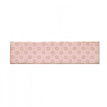 VINTAGE ROSE SUBWAY PATTERN TILE 300X75MM X 1.17M2