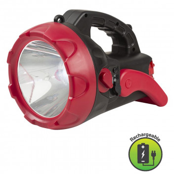 EUROLUX RED AND BLACK RECHARGEABLE LED TORCH