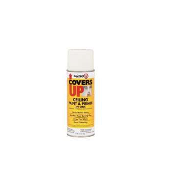 R-OLUEM ZINSSER CEILING COVER UP WHITE SPRAY PAINT 384ML