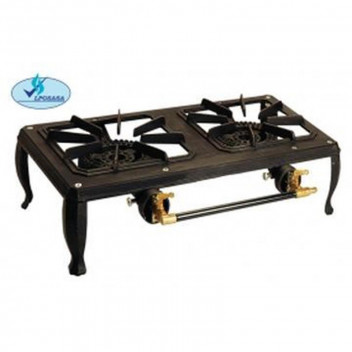 LKS DOUBLE CAST IRON GAS TABLE COOKER