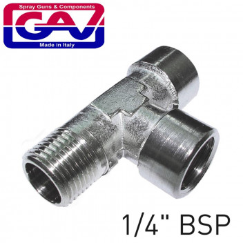 GAV TEE CENTRE CONNECTOR 1/4\" FEMALE