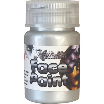 METALLIC SILVER CRAFT FACE PAINT