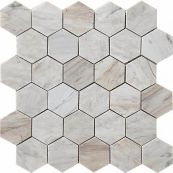 WOODEN VEIN HEXAGON POLISHED MOSAIC 280X275MM