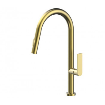 MIXER SINK PULL OUT SILK BRASS BLUTIDE