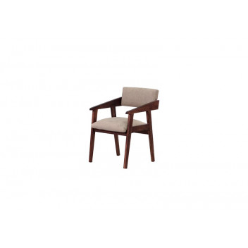 PATIO CHAIR IN SALIGNA WITH BISCUIT OAK SLIMLINE