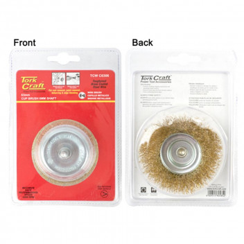 TORK CRAFT WIRE CUP BRUSH SHAFT 63MM X 6MM