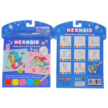 CRAFT WATERCOLOUR BOOK INCLUDING MERMAID BRUSH