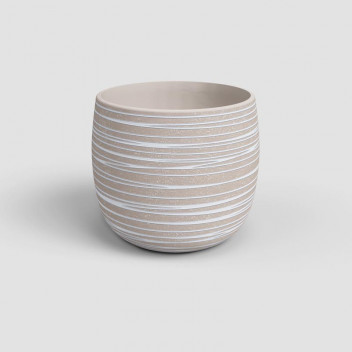 ARTIVASI DORIS CREAM CERAMIC POT 16CM