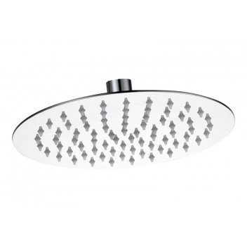 BREVIK ROUND STAINLESS STEEL SHOWER ROSE 200MM