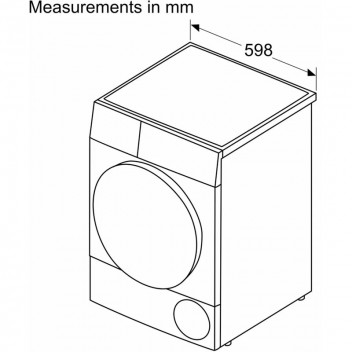 BOSCH SERIES 4 CONDENSER TUMBLE DRYER 8 KG
